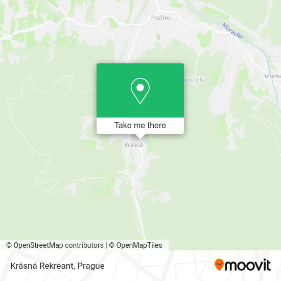 Карта Krásná Rekreant