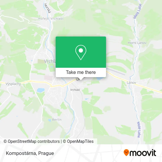 Карта Kompostárna
