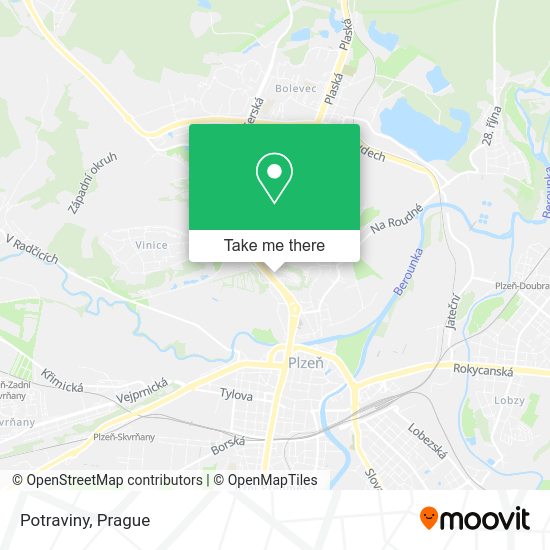 Карта Potraviny