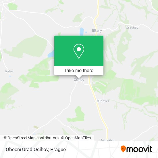 Obecní Úřad Očihov map