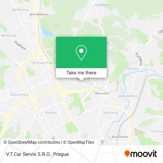 Карта V.T.Car Servis S.R.O.