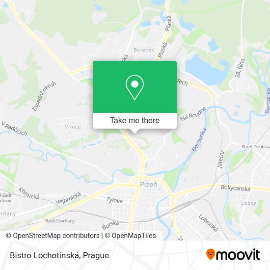 Bistro Lochotínská map
