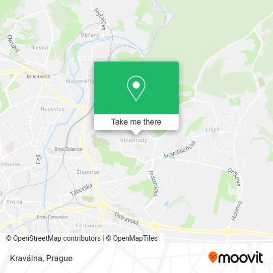 Карта Kraválna