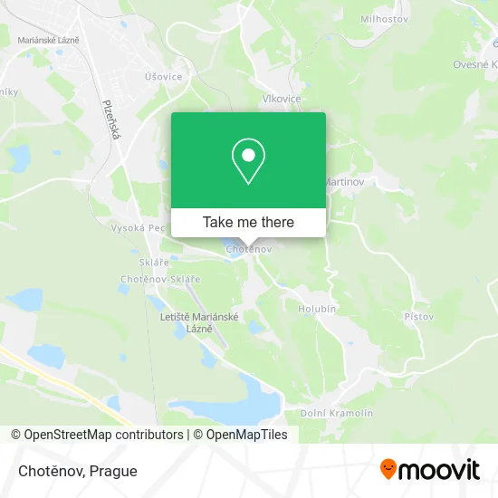 Карта Chotěnov