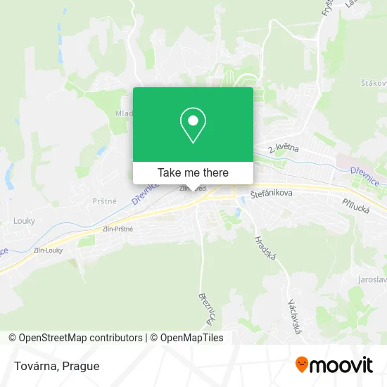 Карта Továrna