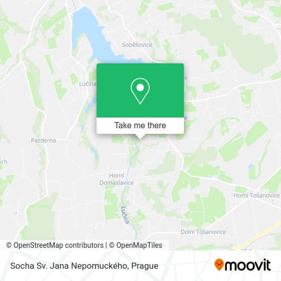 Socha Sv. Jana Nepomuckého map