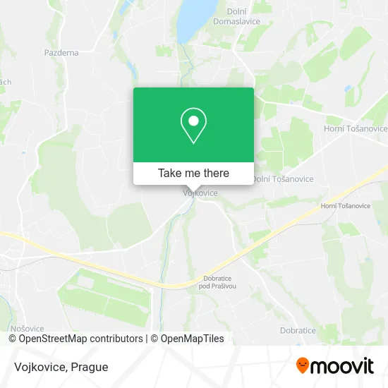 Карта Vojkovice
