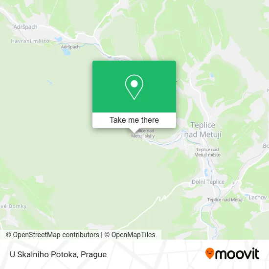 Карта U Skalniho Potoka