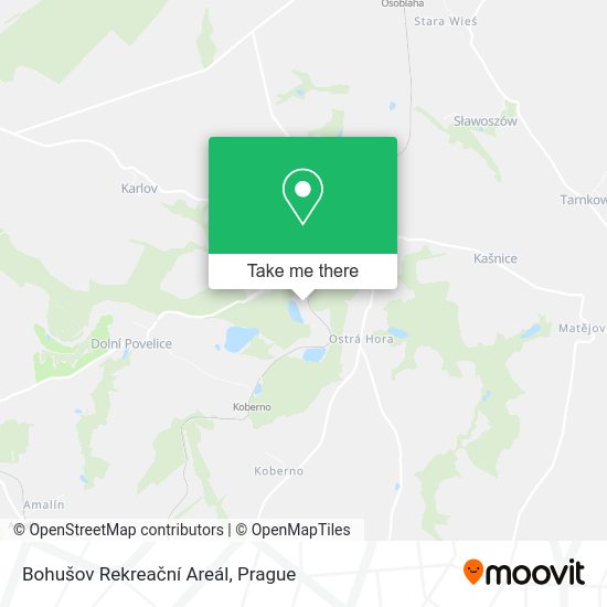 Bohušov Rekreační Areál map