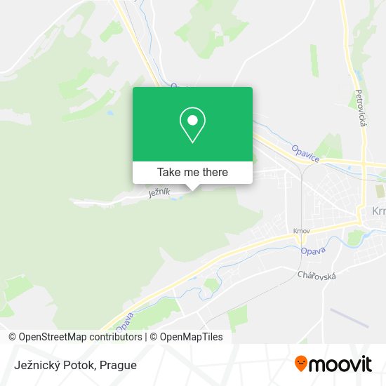 Ježnický Potok map