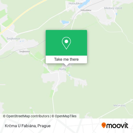 Карта Krčma U Fabiána