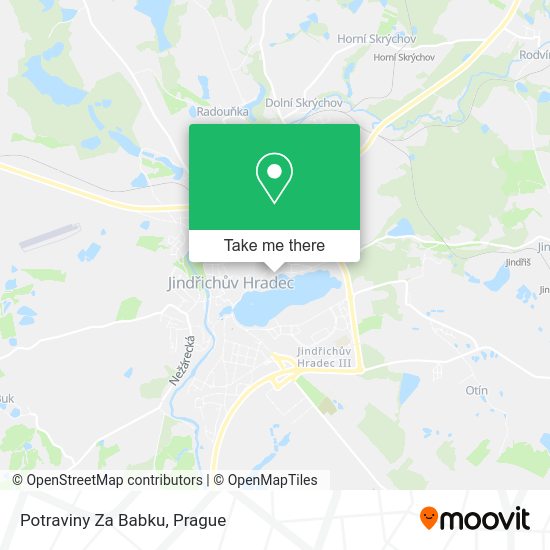 Карта Potraviny Za Babku