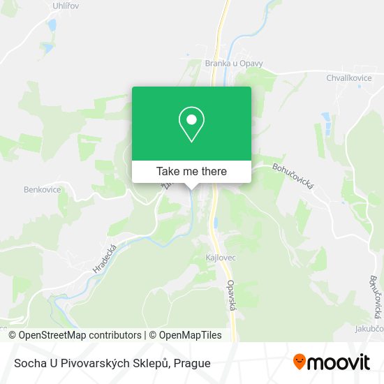 Socha U Pivovarských Sklepů map