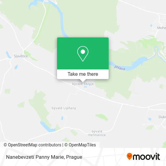 Карта Nanebevzetí Panny Marie