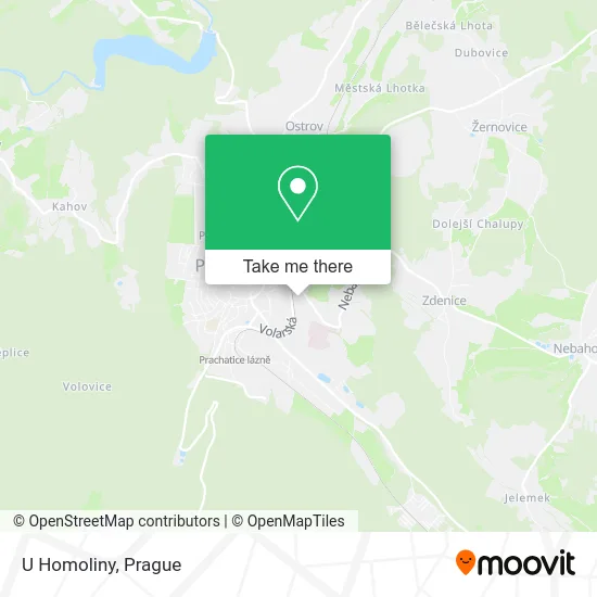 Карта U Homoliny
