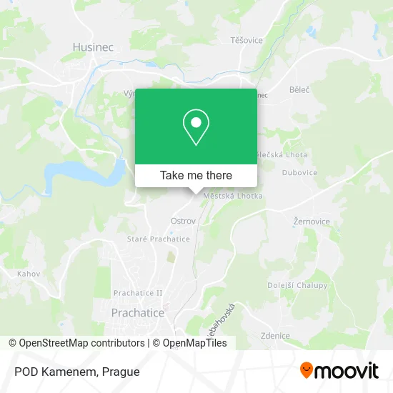 Карта POD Kamenem