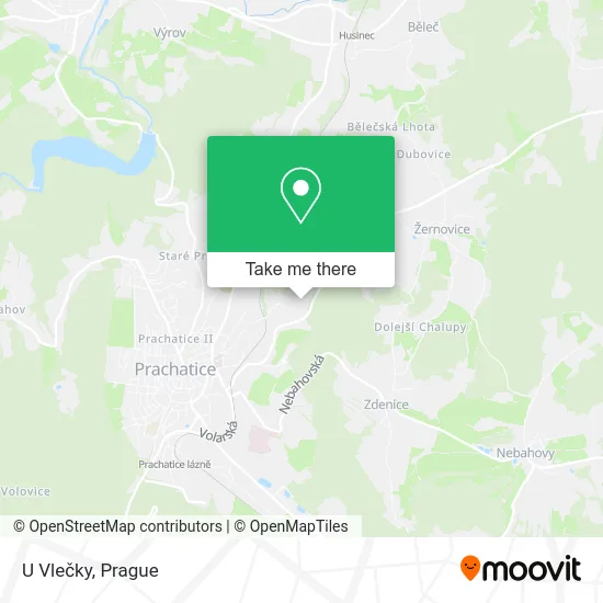 Карта U Vlečky
