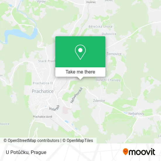 Карта U Potůčku