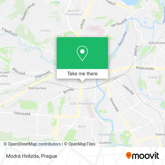Карта Modrá Hvězda
