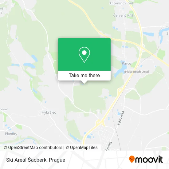 Карта Ski Areál Šacberk