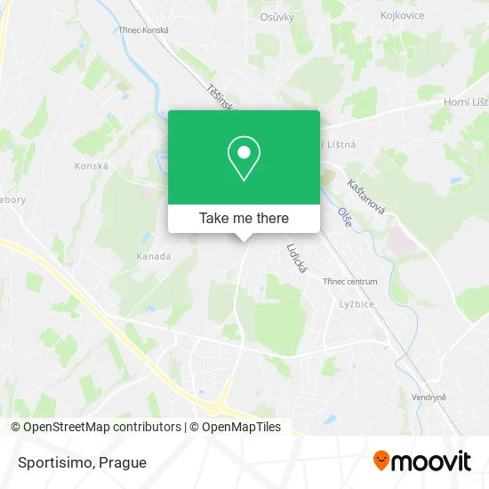 Карта Sportisimo