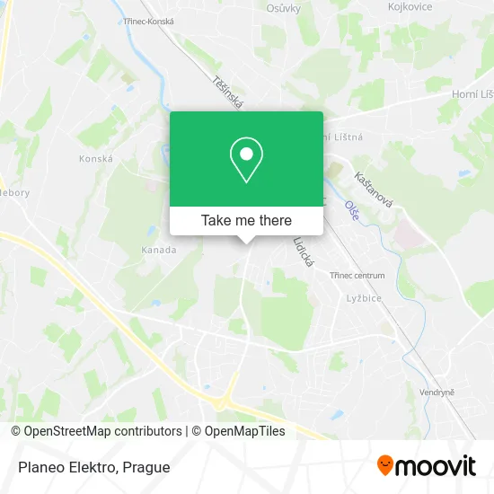 Карта Planeo Elektro