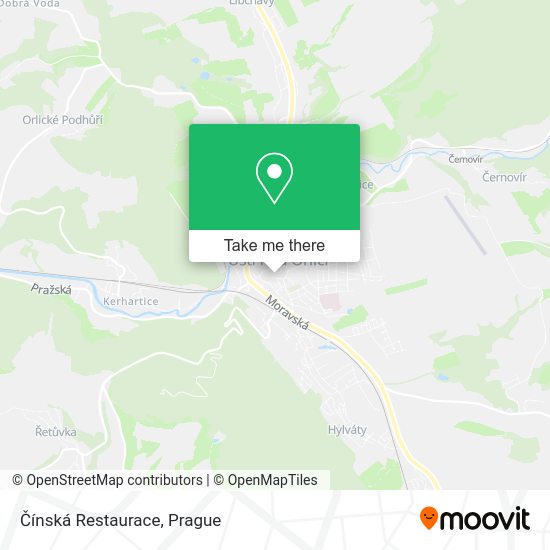 Čínská Restaurace map