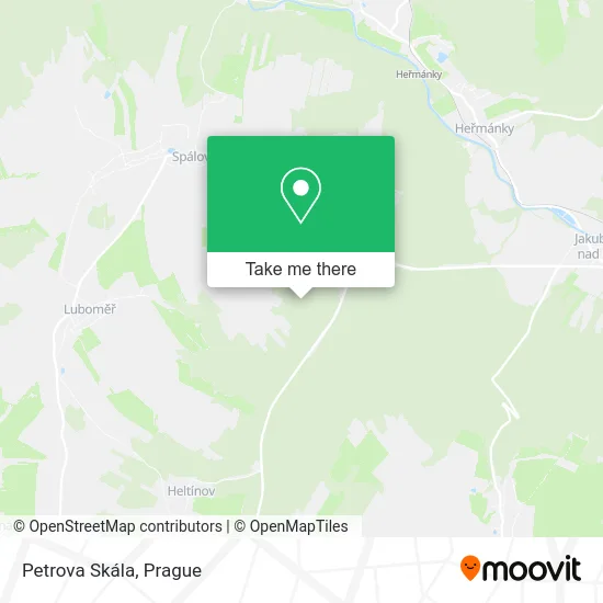 Карта Petrova Skála