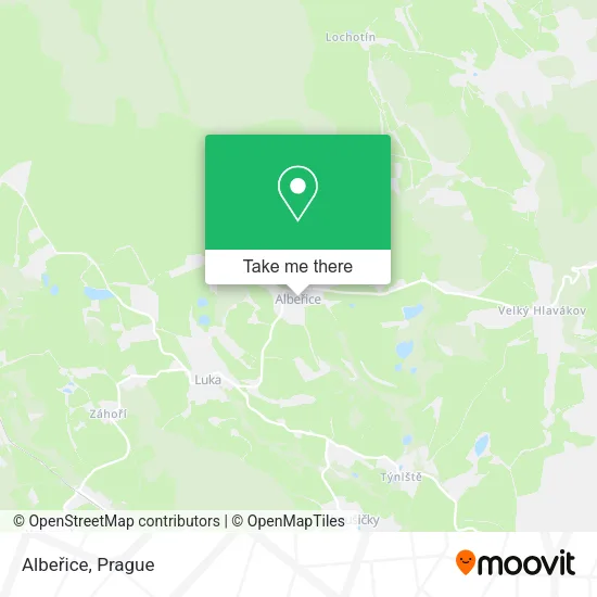 Карта Albeřice