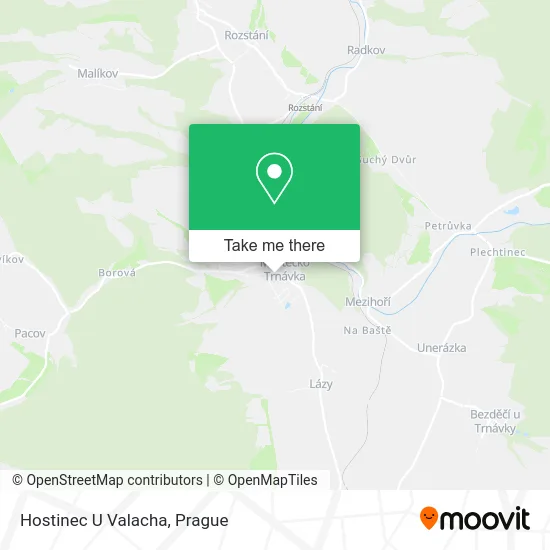 Карта Hostinec U Valacha