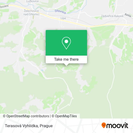 Terasová Vyhlídka map