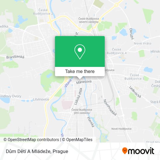 Dům Dětí A Mládeže map