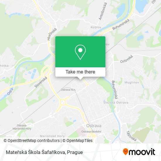 Mateřská Škola Šafaříkova map