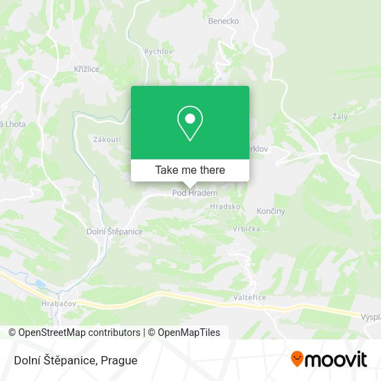 Dolní Štěpanice map