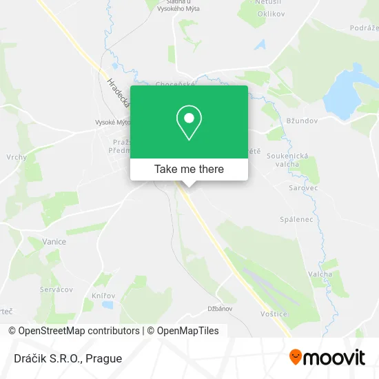 Карта Dráčik S.R.O.