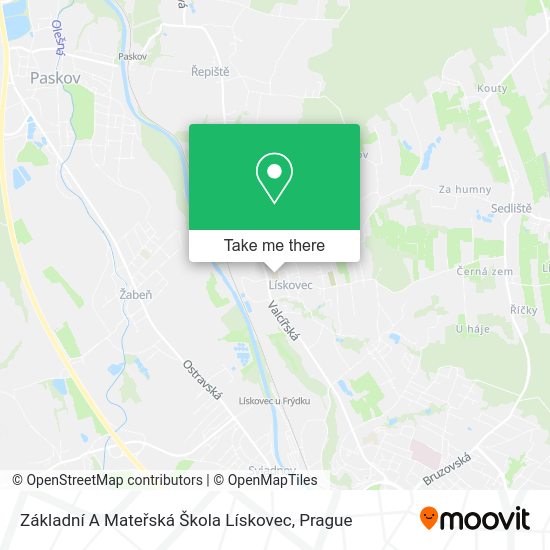 Základní A Mateřská Škola Lískovec map
