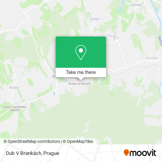 Карта Dub V Brankách