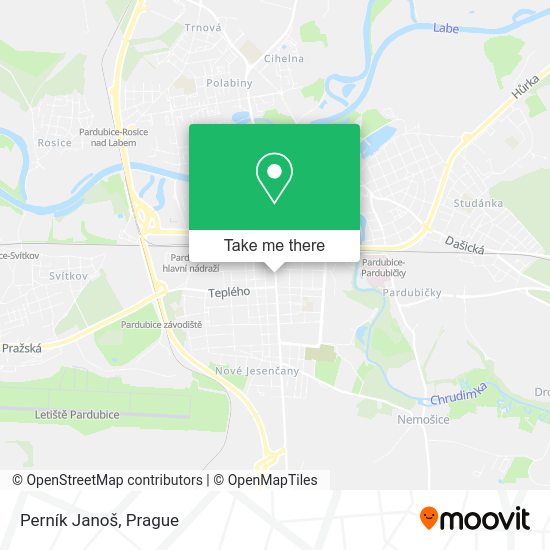 Perník Janoš map