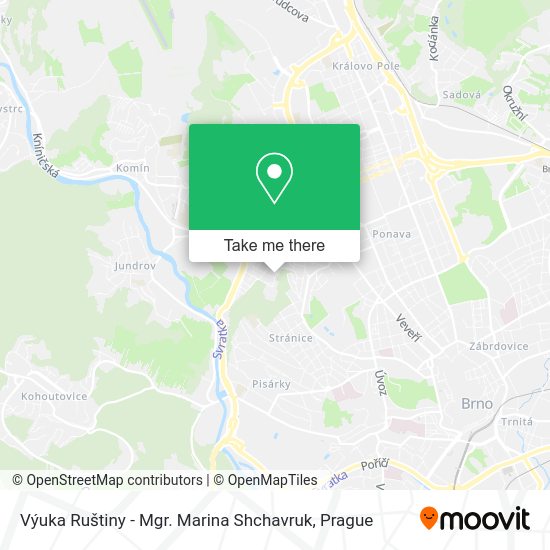 Výuka Ruštiny - Mgr. Marina Shchavruk map