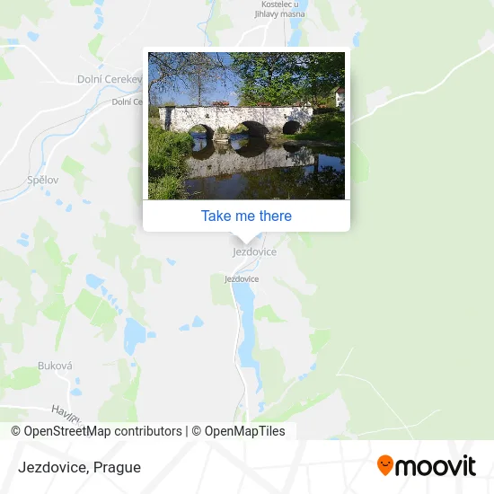 Карта Jezdovice