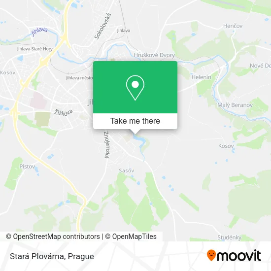 Карта Stará Plovárna