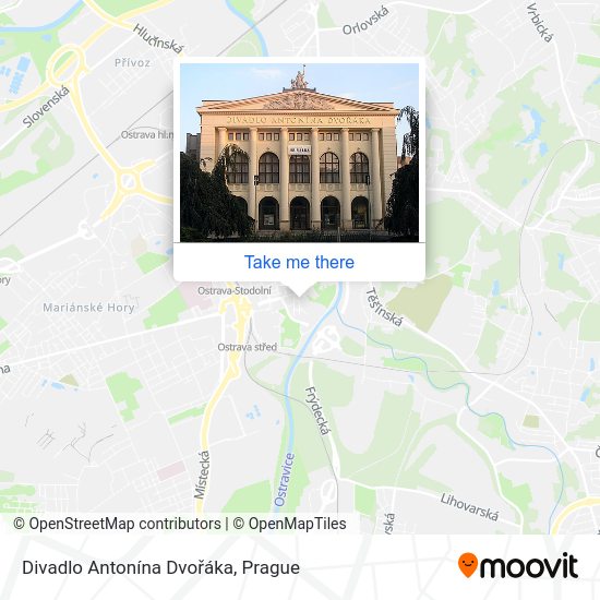 Divadlo Antonína Dvořáka map
