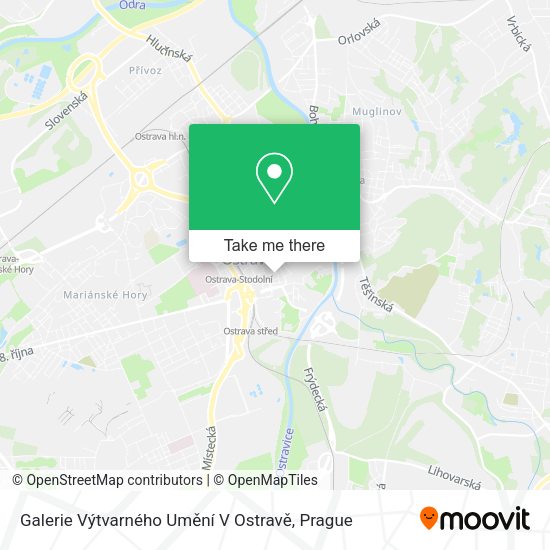 Galerie Výtvarného Umění V Ostravě map