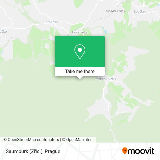 Šaumburk (Zříc.) map