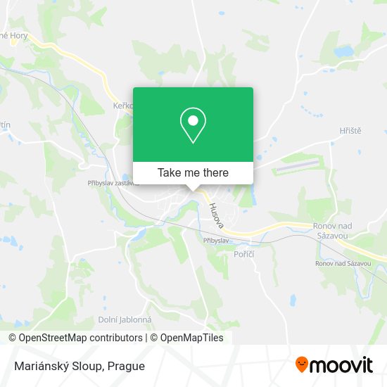 Mariánský Sloup map