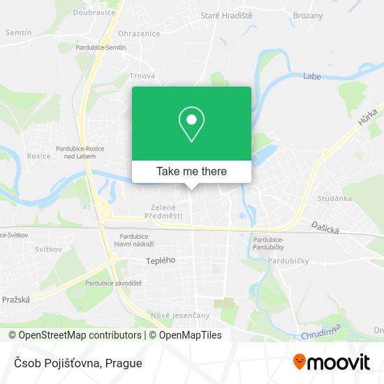 Čsob Pojišťovna map