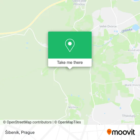 Карта Šibeník