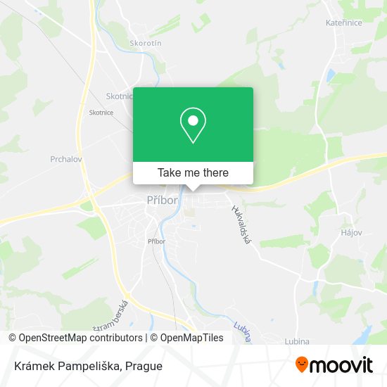 Krámek Pampeliška map
