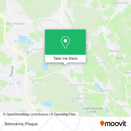 Карта Betonárna