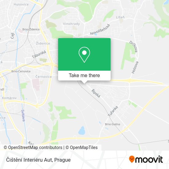 Čištění Interiéru Aut map